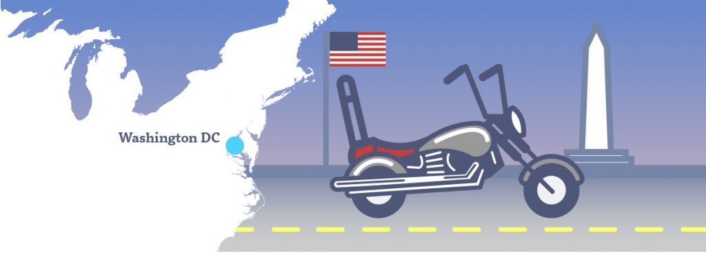 Motorcycle Shipping Rolling Thunder Rally Washington DC